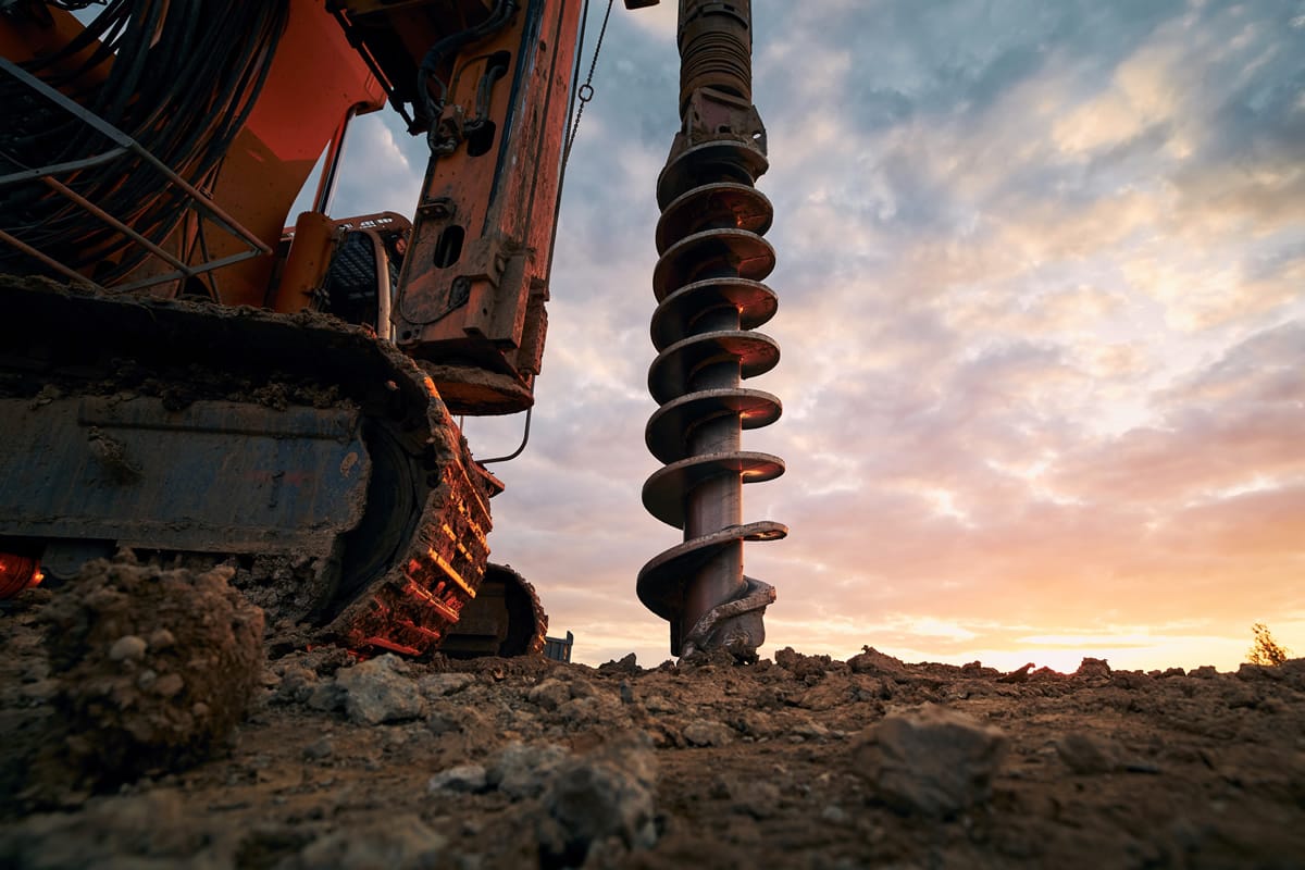 Central Trenching cable and pipe plowing for installing underground lines across open terrain.